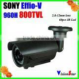 2.8-12mm Surveillance Camera Sony Super WDR Effio-V 800TVL IR Led Vedio Camera CCTV Camera Board 662/3AKA CCTV Camera Sensor thumbnail-1