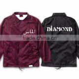 Custom 3 Color 3 panel pull over coach jacket