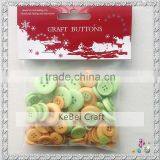 DIY Assorted Shape Mixed Colour Craft Button for Kids Handicraft Making