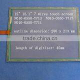 Original 12" 12.1" 7 Wires Touch Screen N010-0550-T713 N010- 0550-T717 N010-0550-T711 thumbnail-1
