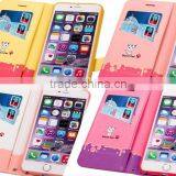 Lovely Cats Pattern Mobile Phone Case Flip Wallet Phone Case For IPhone 6 thumbnail-5