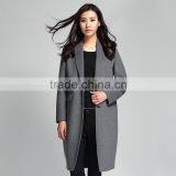 Women's Single-Breasted Wool Cashmere Spring Winter Coat OEM ODM Type Clothes Factory Manufacturer Guangzhou thumbnail-5