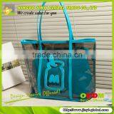 2013 Transparent PVC Beach Bag Multicolor Cheap Beach Tote Bags thumbnail-1