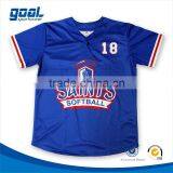 2 Button Style New Design Blank Baseball Jerseys Wholesale thumbnail-1