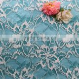 Fancy flower cotton nylon spandex green lace organza lace fabric italian lace fabric