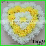 Artificial Heart Shaped Daisy Cemetery Flower Quality Choice