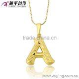 Xuping Jewelry Alphabets Pendant Designs, Necklace Pendant, Alphabet Letter thumbnail-1