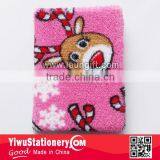 PRINTED CORAL FLEECE Cover Mini Notebook thumbnail-1