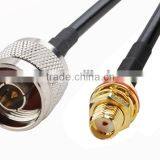 RF Cable Assembly N Male to SMA Female Cable LMR195/RG58 for