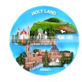 custom polyresin souvenir plate Israel holy land