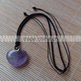Beautiful Natural Amethyst Heart Crystal Pendants With Different Sizes for Sale