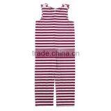 2016 Spring Summer Knit Stripe Baby Romper Manufacture Organic Cotton Pajamas Organic Cotton Baby Rompers Wholesale Baby Clothes thumbnail-2