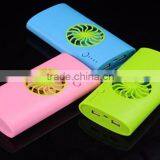2016 Best Summer Gift Portable 5v Plastic Rechargeable Battery Usb Cooling Fan Power Bank With Strong Wind thumbnail-3