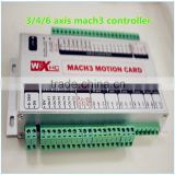 3/4/6 axis mach3 controller card by usb, 400KHZ, PWM control spindle motor