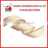 Black and White Stripe Grosgrain Ribbon thumbnail-3