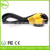 1.5M 5Ft Single 1-RCA M to M Composite Video Cable