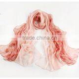 Wholesale 2016 New China Digital Printed Silk Long Fashion Scarf for Lady thumbnail-3