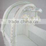 With Mobile Arm Baby Cot Baby Crib Baby Swing Bassinet thumbnail-5