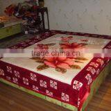 China Suppliers Quilt Blankets Rebel Wholesale 100% Polyester Knitted Cuddly Mink Blanket 220x240 thumbnail-5