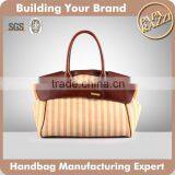 1091A Popular Woman Canvas Bulk Bag Travel Tote Hand Bag Outdoor Duffle Bag