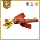 Adjustable Stainless Steel Buckle Brown Leather Belt For Man