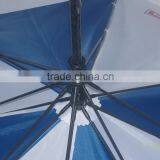 Windproof Golf Umbrella Promotion Umbrella Blue and White Umbrella thumbnail-4