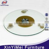 tempered glass 4 inch lazy susan for round table
