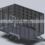 Powder Coated Galvanized Trash Trailer thumbnail-1