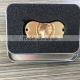 OEM Service Metal Brass Fidget Spinner Toy With Ceramic Bearing