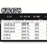 4.10-4 Snow Thrower Tires Wheel Snow Blower Lawnmower Tractor Tractor Road Sweeper Wheel thumbnail-4
