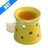 Customized Green Color Glazed Ceramic Aromatherapy Oil Burner thumbnail-1