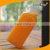 Cold Pressed Juice Recyclable Square Bottles With Safety Cap thumbnail-1