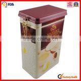 Airtight Rectangular High Quality Coffee Tin Boxes thumbnail-6