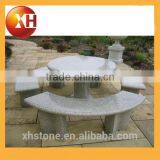 Garden Stone Outdoor Granite Table With Bases for Park Furniture thumbnail-1