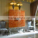 Avantgarde Design Neo Classic Style Decorative Cabinet Set, Hall Way Console Cabinet and Chair Set thumbnail-1