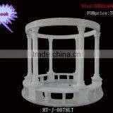 Garden Marble Gazebo With Six Pillars thumbnail-1