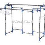 Double Three Transfer Shapes Clothes Rack and Blanket Drying Rack thumbnail-2