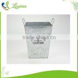 Large Galvanized Metal Flower Vase for Centerpieces thumbnail-6