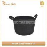 Round Felt Grow Bag Garden Black Felt Round Planters With Handles thumbnail-1