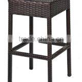 2017 Trade Assurance Promotion Outdoor Poly Rattan Woven Wicker Handmade Bar Stool Table Set Furniture thumbnail-4