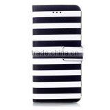 Stripe Flip Wallet Leather Case, Smart Phone Leather Case for IPhone6 thumbnail-2