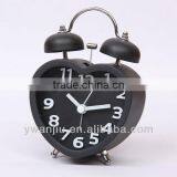 Supply Creative Retro Twin Bell Alarm Clock / Heart-shaped Alarm Clock