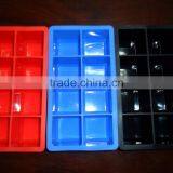 Tovolo King Giant Square Ice Cube Tray Mould Maker Red Silicone Freeze Drink thumbnail-5