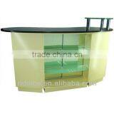 Nail Salon Reception Desk Painted Finished Acetone Proof Office Table Design Receptionist Table TKN-62731 thumbnail-1