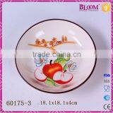 Custom Ceramic Round Home Decoration Dry Fruit Tray thumbnail-4