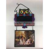 Metal Owl Photo Frame With Message Board thumbnail-1