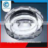 Jingyage OEM ODM service factory sell round design rough-picked ashtray crystal cigar ashtray round with coating