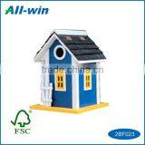 nature eco-friendly FSC certificate Wooden colored bird feeder bird house