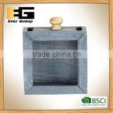 Rustic Rectangular Wooden Planter Boxes, Mini Indoor and Outdoor Flowerpot/ Garden Planters thumbnail-5