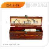 K0718-5W MDF 1bottle Wine Accessory Box thumbnail-1